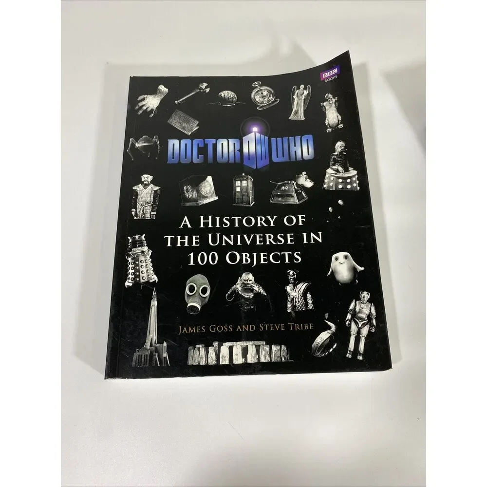 BBC Dr Who Books Lot of 2 History of objects  Miscellany Goss Tribe Scott Wright